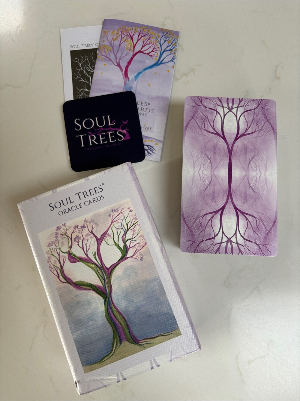 Soul Trees Oracle Cards 80 vibrant trees with booklets by Allyson Williams-Yee